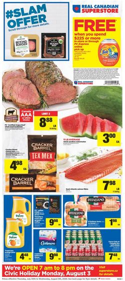 Catalogue Real Canadian Superstore from 07/30/2020
