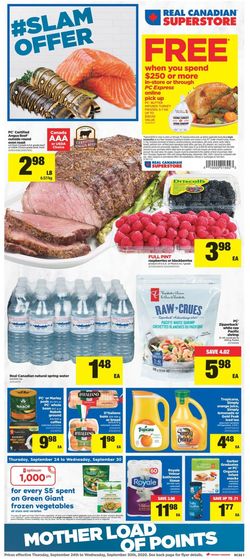 Catalogue Real Canadian Superstore from 09/24/2020