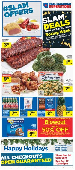 Catalogue Real Canadian Superstore - Boxing Week 2020 from 12/24/2020