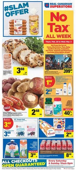 Catalogue Real Canadian Superstore from 02/25/2021