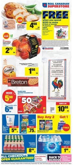 Real Canadian Superstore Flyer from 08/26/2021