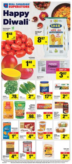 Catalogue Real Canadian Superstore from 09/30/2021