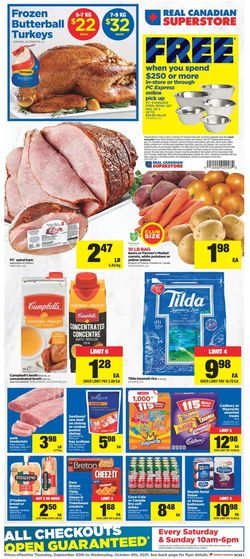 Real Canadian Superstore Flyer from 09/30/2021