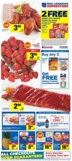 Catalogue Real Canadian Superstore from 10/14/2021