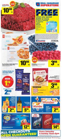 Real Canadian Superstore Flyer from 10/28/2021