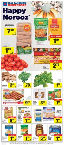 Catalogue Real Canadian Superstore from 03/03/2022