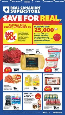 Catalogue Real Canadian Superstore from 11/24/2022