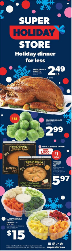 Catalogue Real Canadian Superstore from 12/21/2023