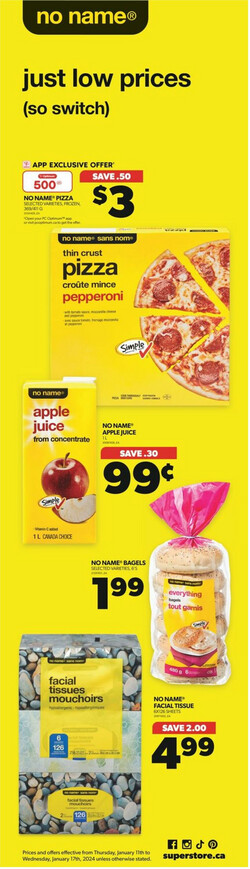 Catalogue Real Canadian Superstore from 01/11/2024