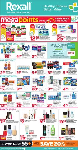 Catalogue Rexall from 08/14/2020
