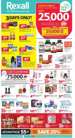 Catalogue Rexall - Holiday 2020 from 12/11/2020