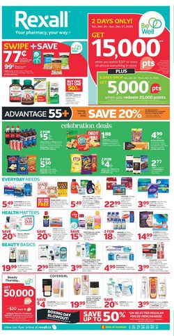 Catalogue Rexall - Holiday 2020 from 12/26/2020