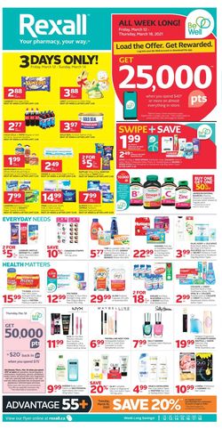 Catalogue Rexall from 03/12/2021