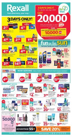 Catalogue Rexall from 07/30/2021