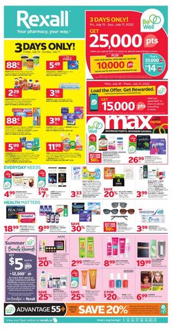 Catalogue Rexall from 07/15/2022