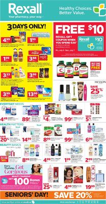 Catalogue Rexall from 07/05/2019