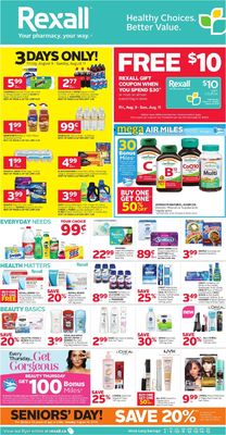 Catalogue Rexall from 08/09/2019
