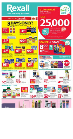 Catalogue Rexall from 06/30/2023