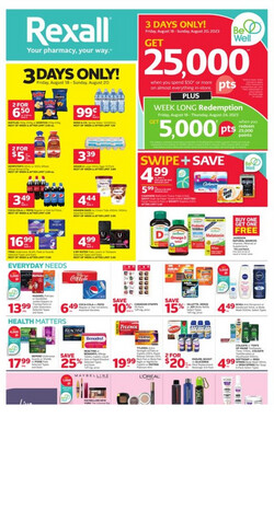 Catalogue Rexall from 08/18/2023