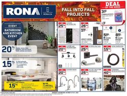 Catalogue RONA from 10/15/2020