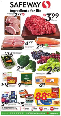 Catalogue Safeway from 01/14/2021