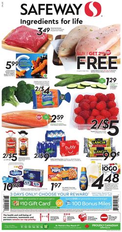 Catalogue Safeway from 03/11/2021