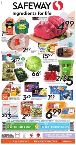 Catalogue Safeway from 03/25/2021