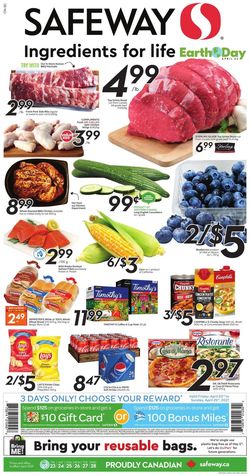 Catalogue Safeway from 04/22/2021