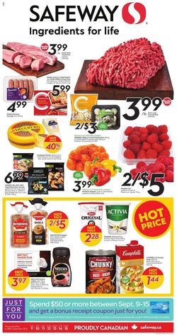 Catalogue Safeway from 09/09/2021