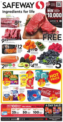 Catalogue Safeway from 10/28/2021