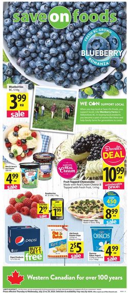 Catalogue Save-On-Foods from 07/23/2020