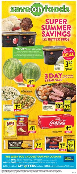 Catalogue Save-On-Foods from 07/30/2020