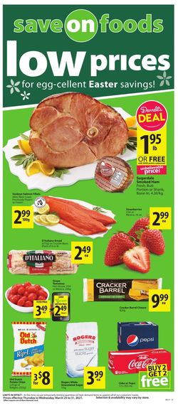 Save-On-Foods Flyer from 03/25/2021