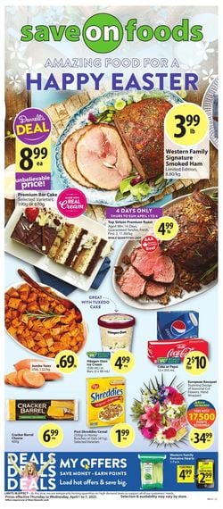 Catalogue Save-On-Foods from 04/01/2021