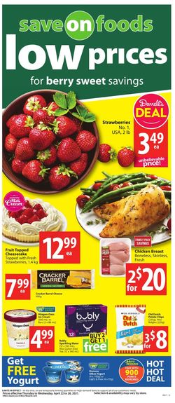 Catalogue Save-On-Foods from 04/22/2021