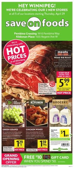 Catalogue Save-On-Foods from 04/29/2021