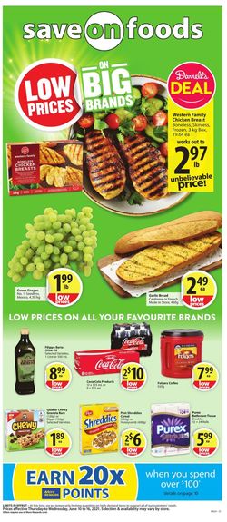Catalogue Save-On-Foods from 06/10/2021