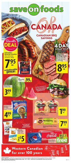 Catalogue Save-On-Foods from 07/01/2021