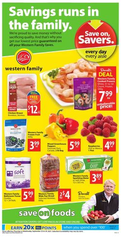 Catalogue Save-On-Foods from 09/23/2021