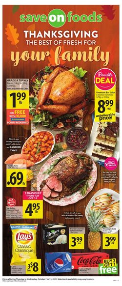 Catalogue Save-On-Foods from 10/07/2021