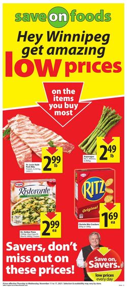Save-On-Foods Flyer from 11/11/2021