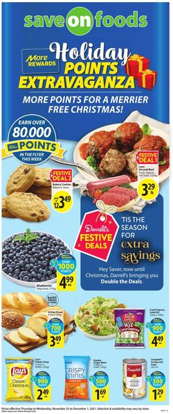 Catalogue Save-On-Foods BLACK FRIDAY 2021 from 11/25/2021