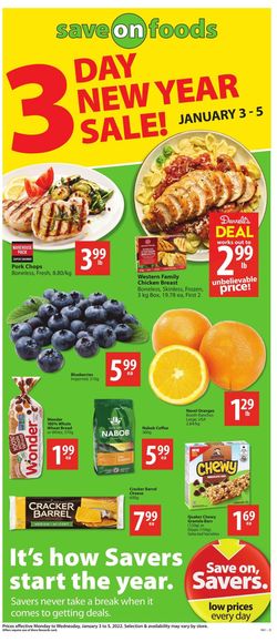 Catalogue Save-On-Foods from 01/03/2022