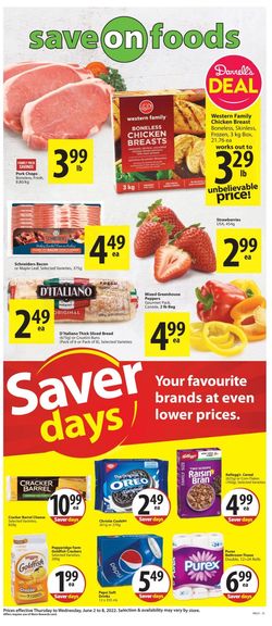 Catalogue Save-On-Foods from 06/02/2022
