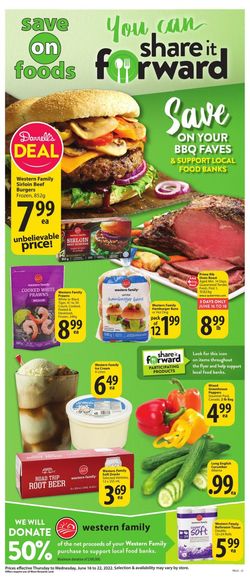 Catalogue Save-On-Foods from 06/16/2022