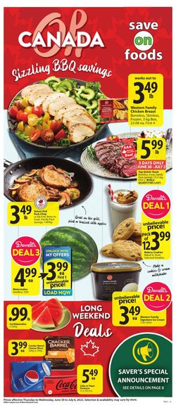 Catalogue Save-On-Foods from 06/30/2022
