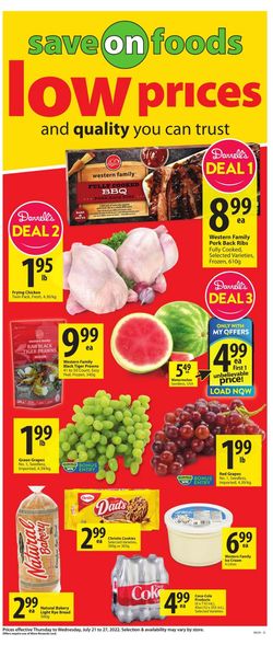 Catalogue Save-On-Foods from 07/21/2022