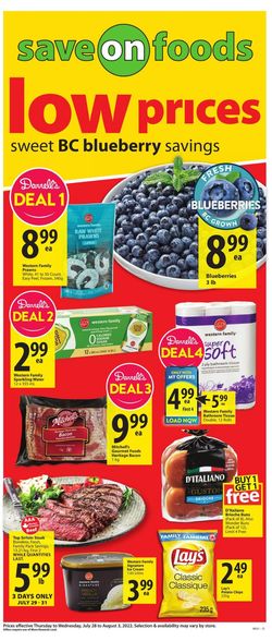 Catalogue Save-On-Foods from 07/28/2022