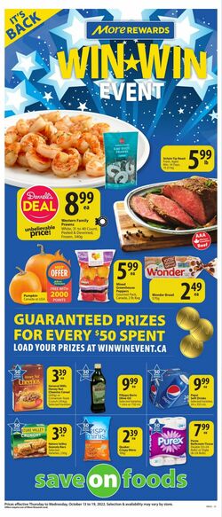 Catalogue Save-On-Foods from 10/13/2022