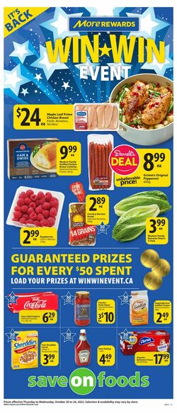 Catalogue Save-On-Foods from 10/20/2022